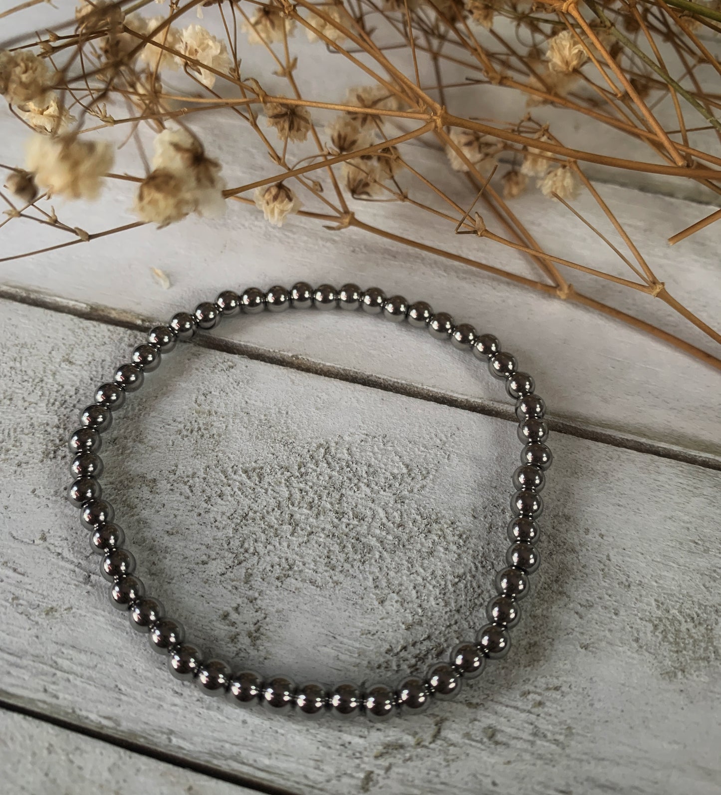 SILVER BALL BRACELET