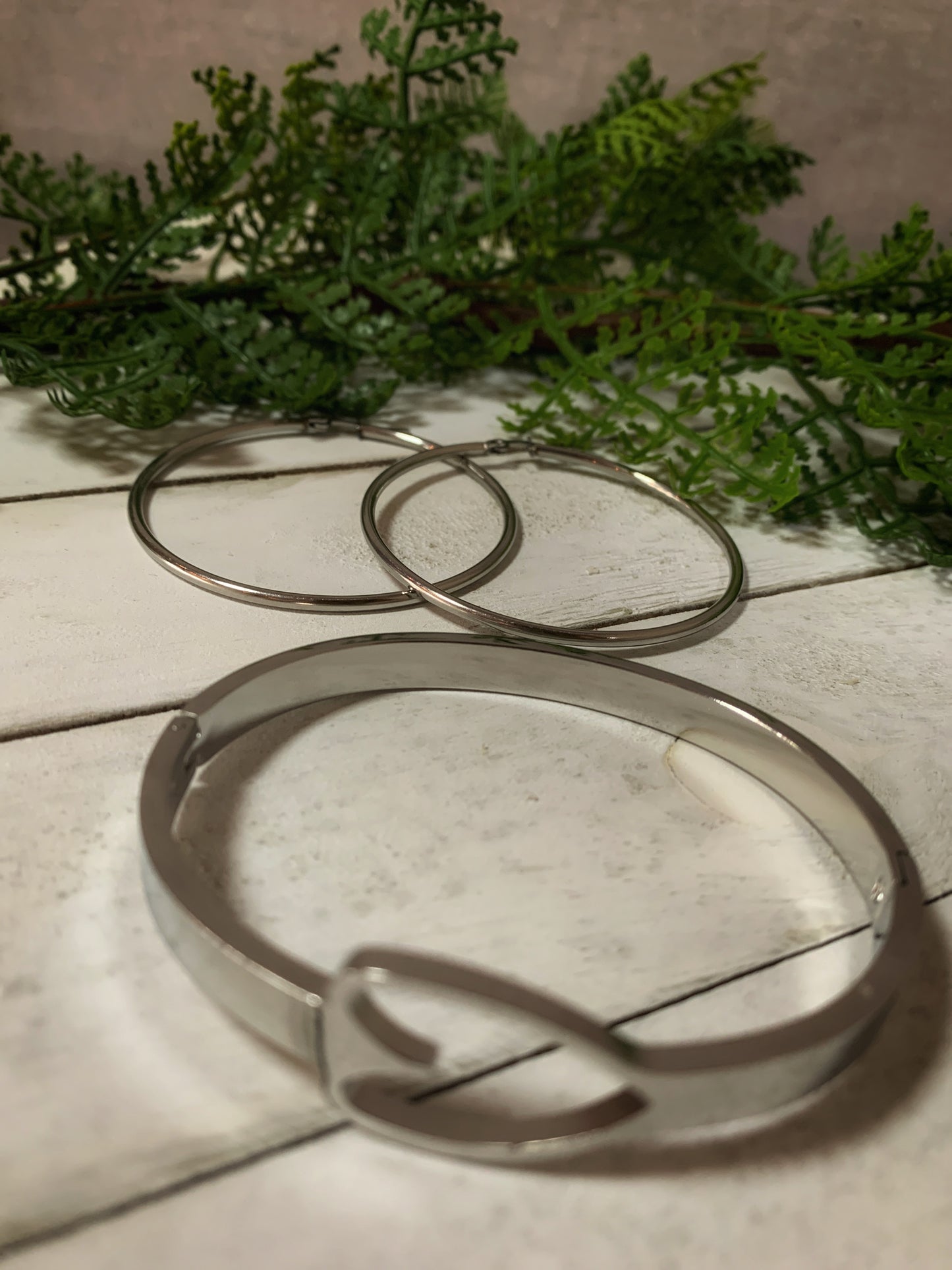 HEART BANGLE SET