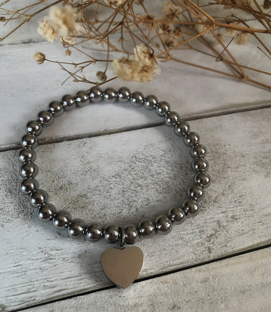 HEART SILVER BRACELET